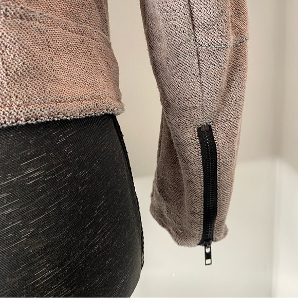 cupcakes & cashmere Pink Metallic Moto Jacket - Picture 7 of 12